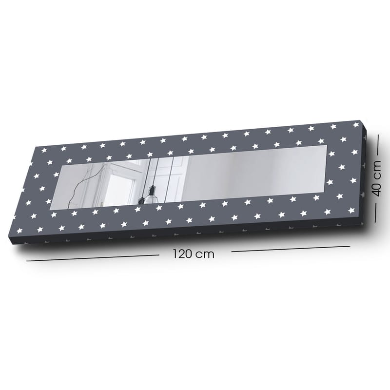 Dekorspeil 40x120 cm - Flerfarget - Innredning - Speil - Veggspeil