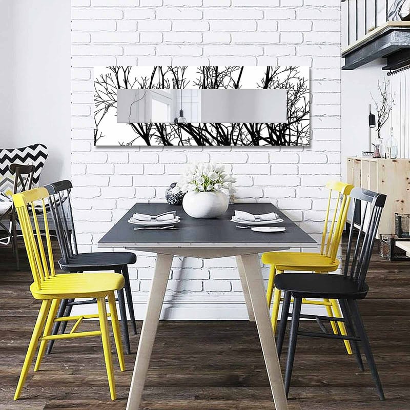 Dekorspeil 40x120 cm - Flerfarget - Innredning - Speil - Veggspeil