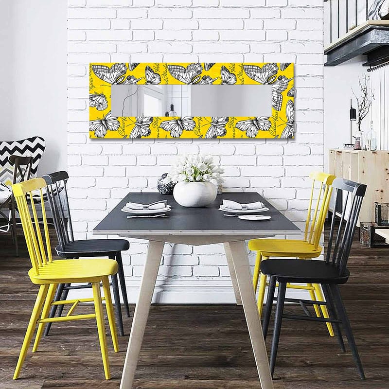 Dekorspeil 40x120 cm - Flerfarget - Innredning - Speil - Veggspeil