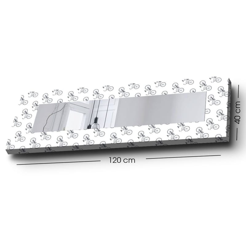 Dekorspeil 40x120 cm - Flerfarget - Innredning - Speil - Veggspeil