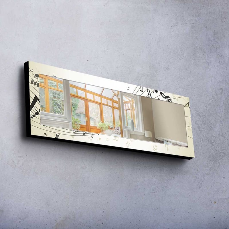 Dekorspeil 40x120 cm - Flerfarget - Innredning - Speil - Veggspeil