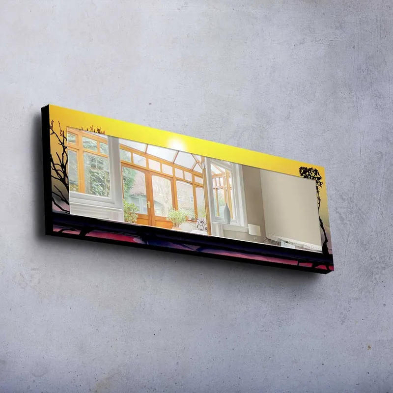 Dekorspeil 40x120 cm - Flerfarget - Innredning - Speil - Veggspeil