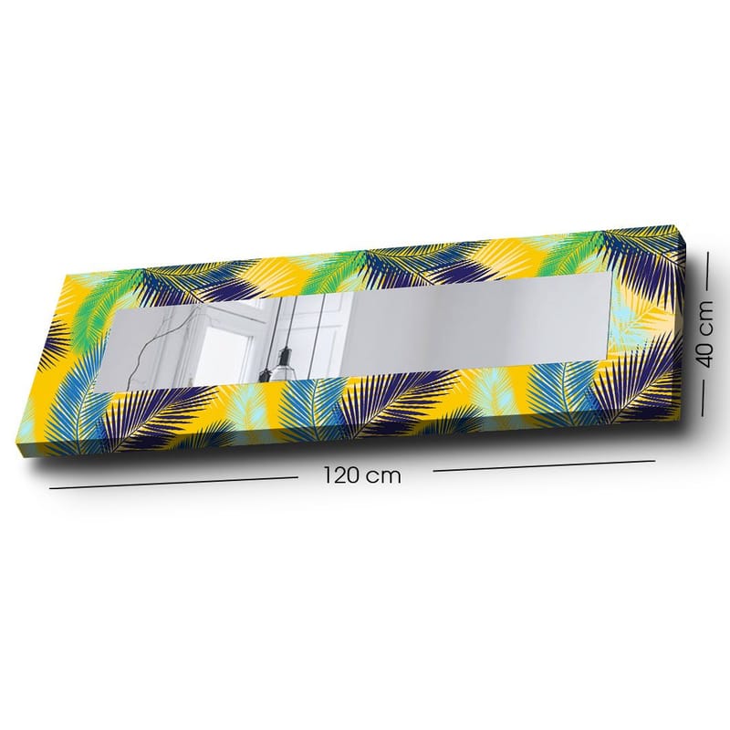 Dekorspeil 40x120 cm - Flerfarget - Innredning - Speil - Veggspeil