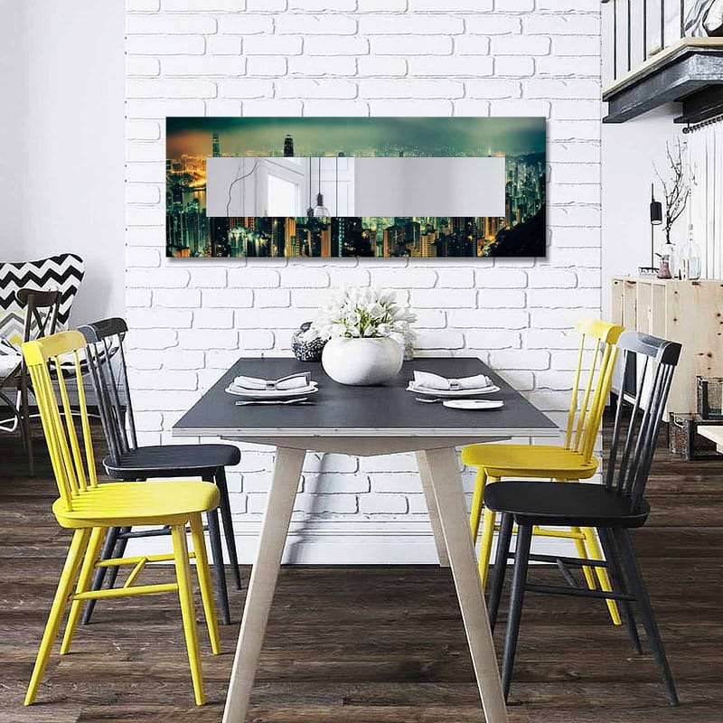 Dekorspeil 40x120 cm - Flerfarget - Innredning - Speil - Veggspeil