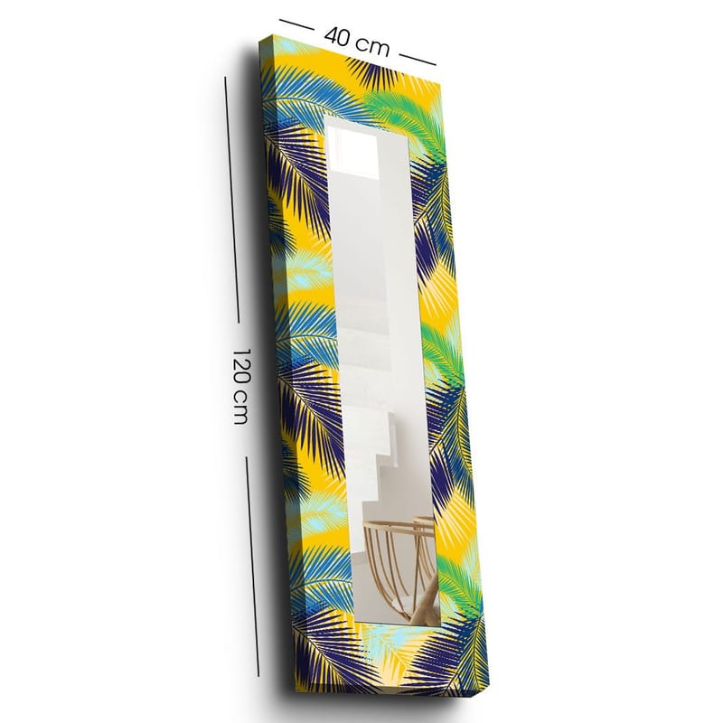 Dekorspeil 40x120 cm - Flerfarget - Innredning - Speil - Veggspeil