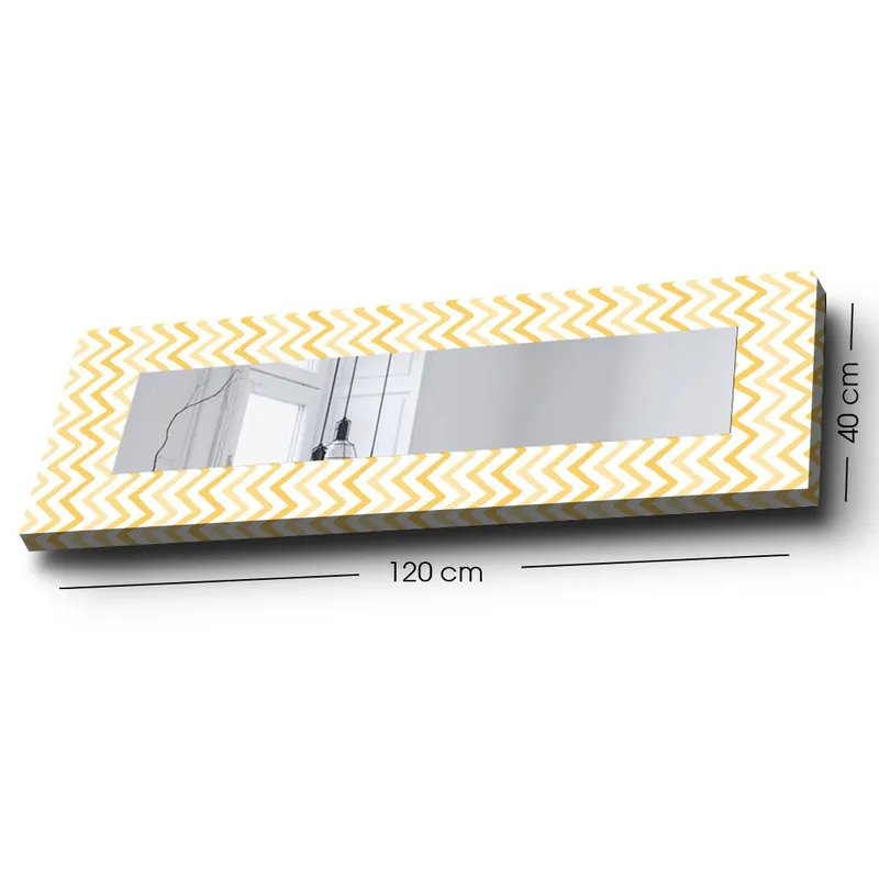 Dekorspeil 40x120 cm - Flerfarget - Innredning - Speil - Veggspeil