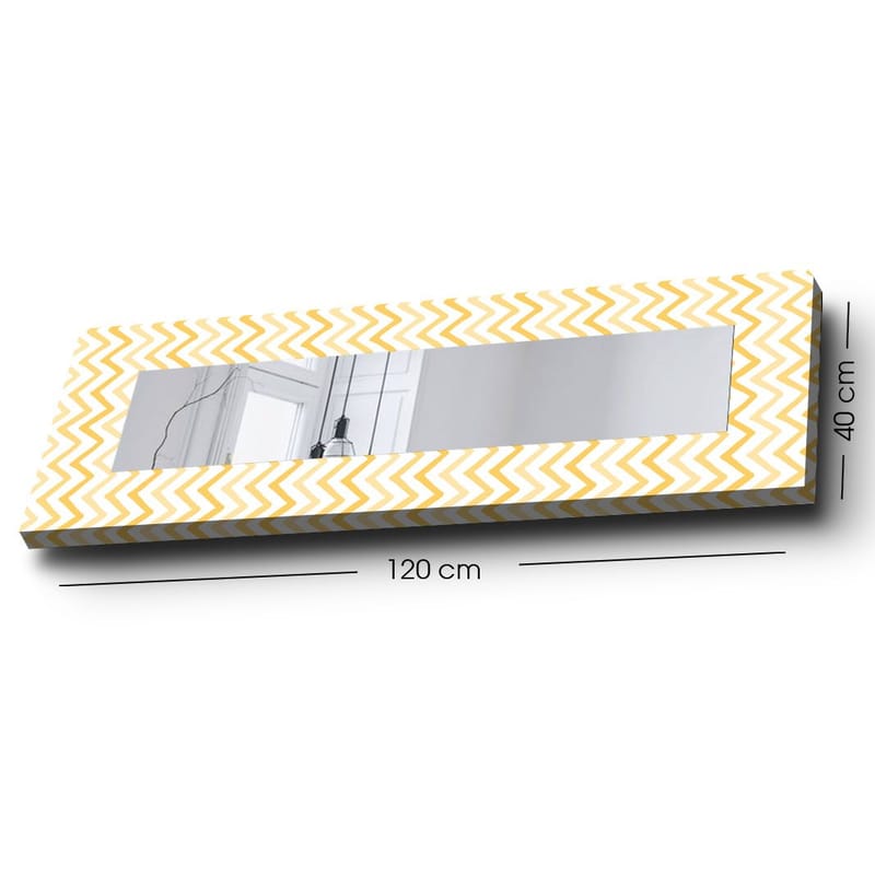 Dekorspeil 40x120 cm - Flerfarget - Innredning - Speil - Veggspeil