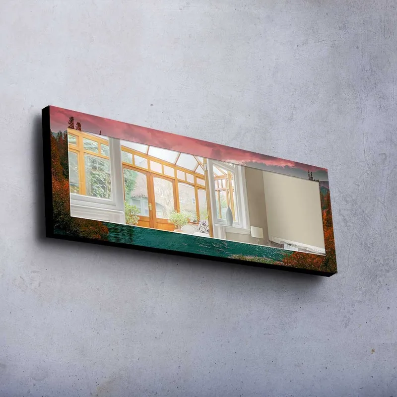 Dekorspeil 40x120 cm - Flerfarget - Innredning - Speil - Veggspeil