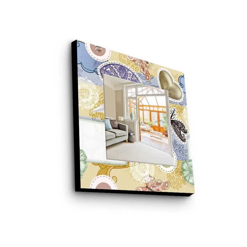 Dekorspeil 50x50 cm, Flerfarget