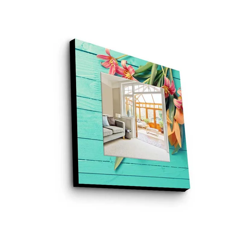 Dekorspeil 50x50 cm, Flerfarget