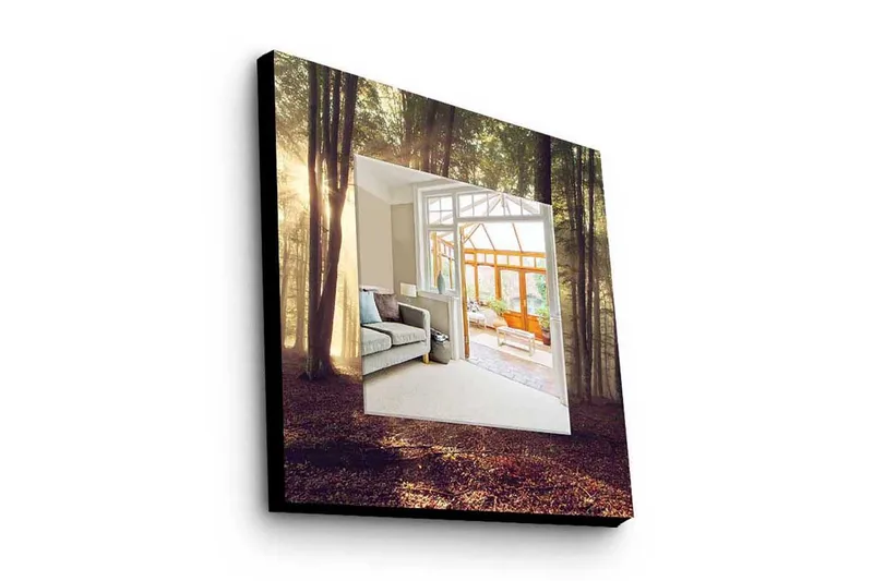 Dekorspeil 50x50 cm, Flerfarget