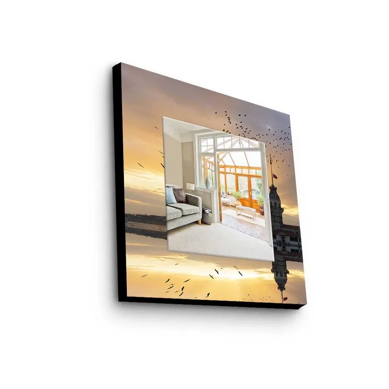 Dekorspeil 50x50 cm, Flerfarget