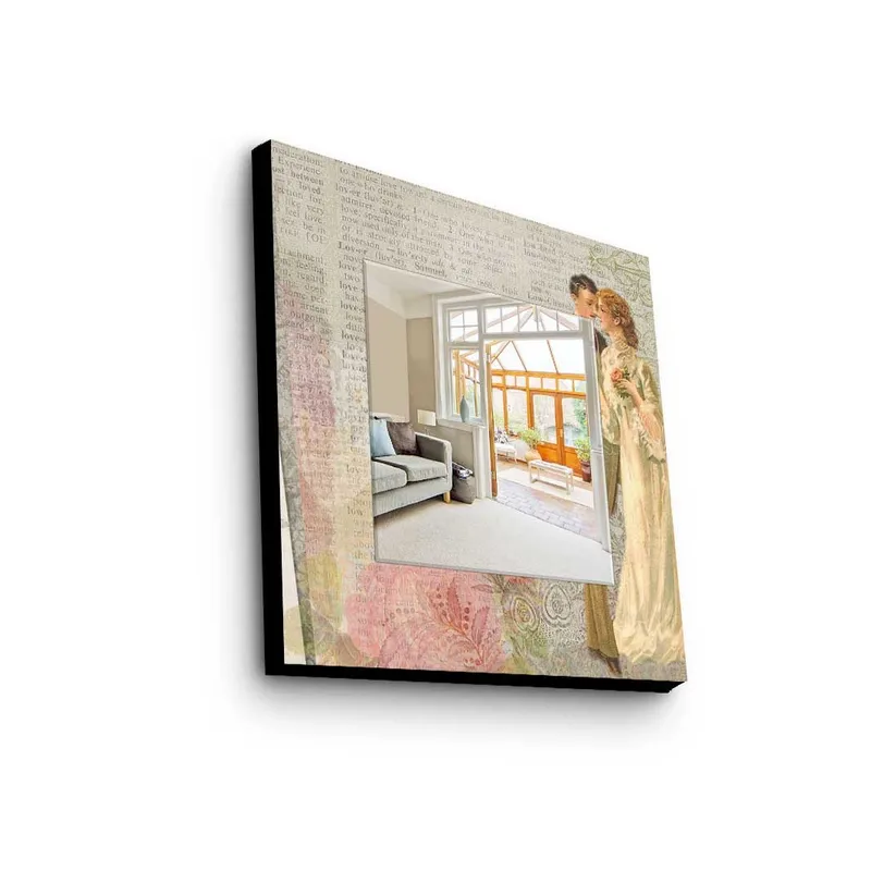 Dekorspeil 50x50 cm, Flerfarget