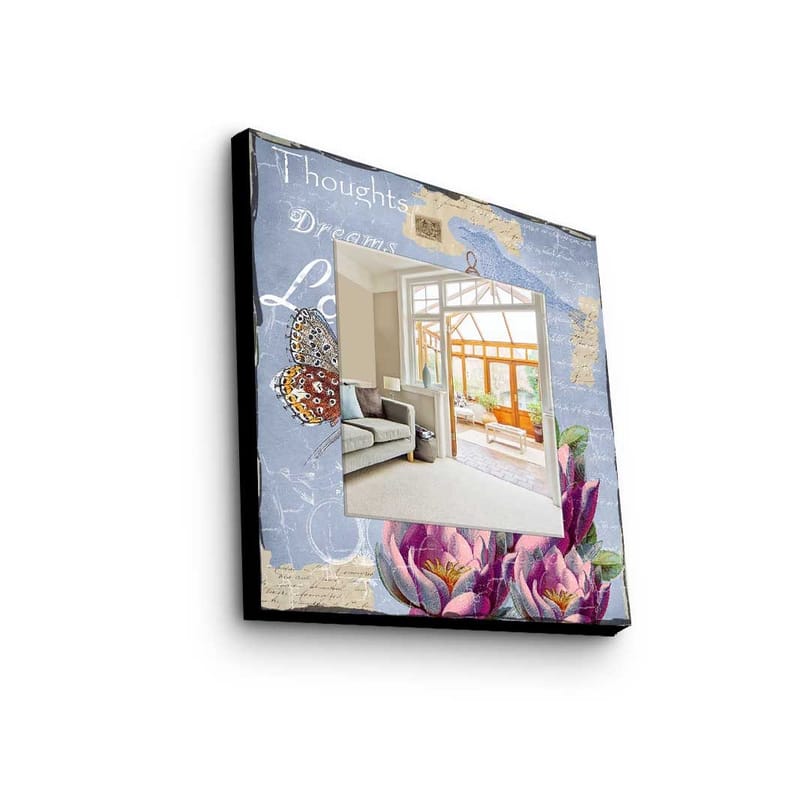 Dekorspeil 50x50 cm, Flerfarget