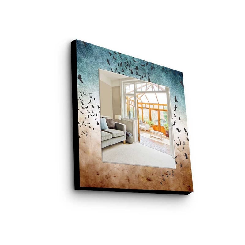 Dekorspeil 50x50 cm, Flerfarget