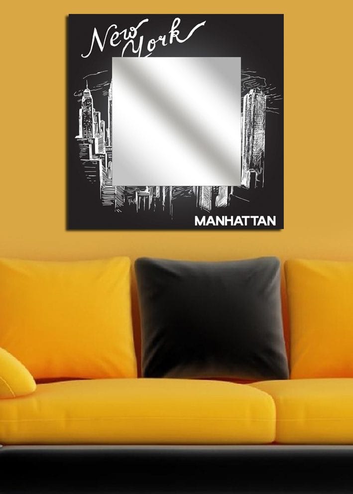 Dekorspeil 50x50 cm, Flerfarget