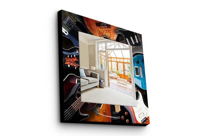 Dekorspeil 50x50 cm, Flerfarget