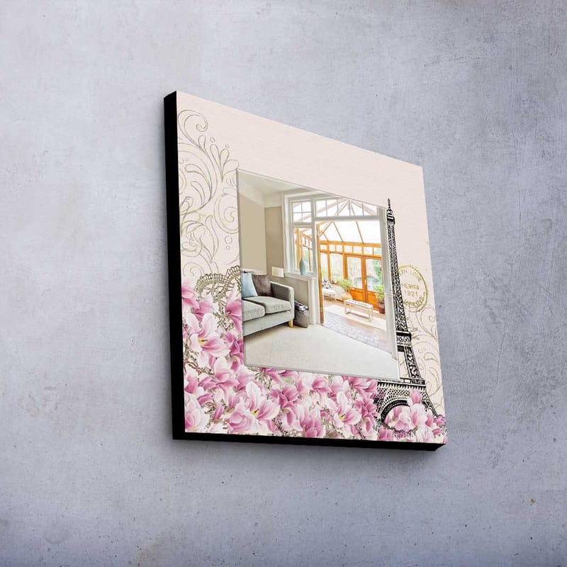 Dekorspeil 50x50 cm - Flerfarget - Innredning - Speil - Veggspeil