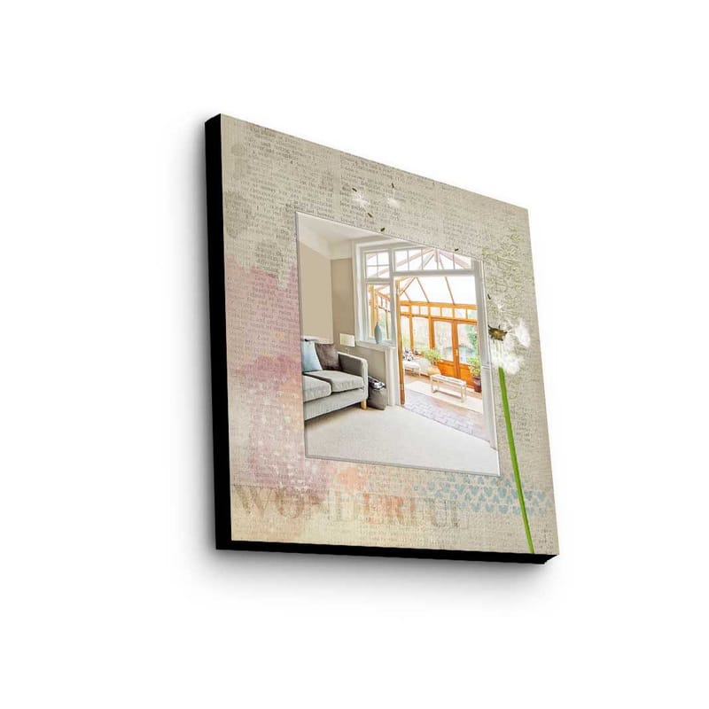 Dekorspeil 50x50 cm, Flerfarget