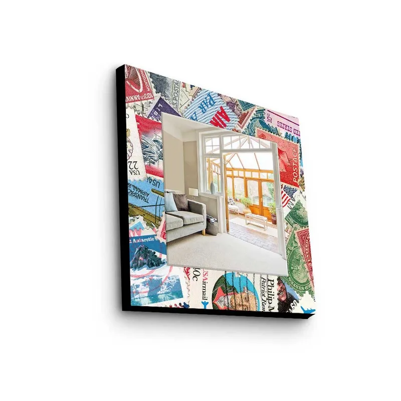 Dekorspeil 50x50 cm, Flerfarget