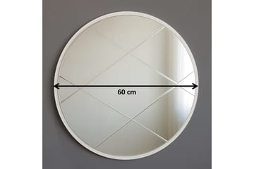 Delance Dekorasjonsspeil 60 cm - Sølv - Innredning - Speil - Veggspeil