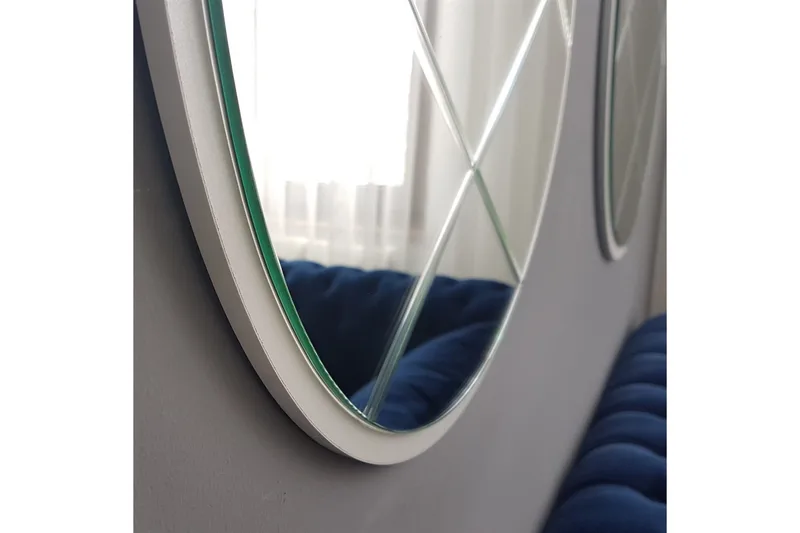 Delance Dekorasjonsspeil 60 cm - Sølv - Innredning - Speil - Veggspeil