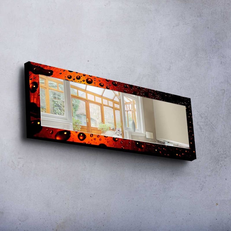 Denisova Dekorspeil 40x120 cm Christmas - Speilglass / stoff / flerfarget - Innredning - Speil - Veggspeil