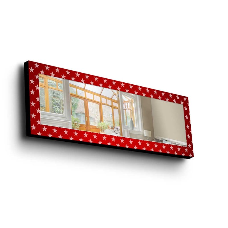 Denisova Dekorspeil 40x120 cm Christmas - Speilglass / stoff / flerfarget - Veggspeil - Gangspeil