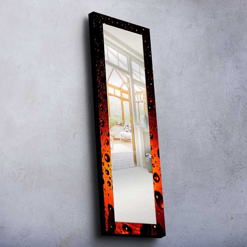 Denisova Dekorspeil 40x120 cm Christmas - Speilglass / stoff / flerfarget - Innredning - Speil - Veggspeil