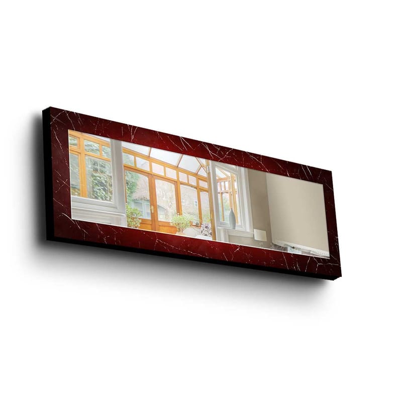 Denisova Dekorspeil 40x120 cm Christmas - Speilglass / stoff / flerfarget - Innredning - Speil - Veggspeil