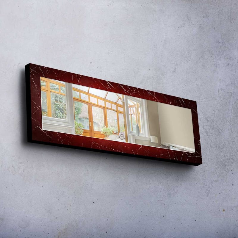 Denisova Dekorspeil 40x120 cm Christmas - Speilglass / stoff / flerfarget - Innredning - Speil - Veggspeil