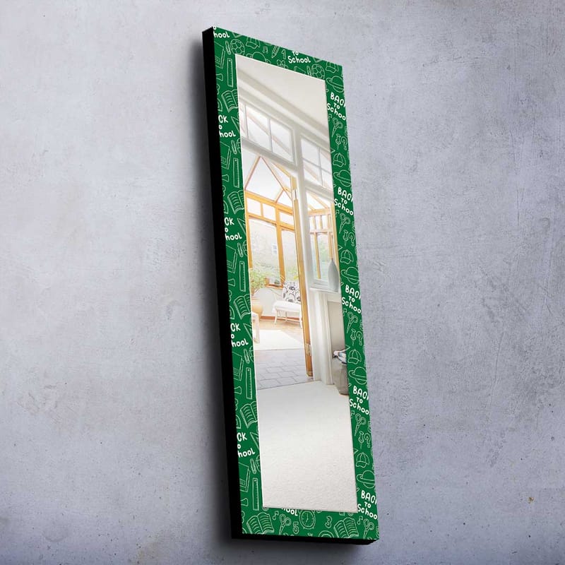 Denisova Dekorspeil 40x120 cm Christmas - Speilglass / stoff / flerfarget - Innredning - Speil - Veggspeil