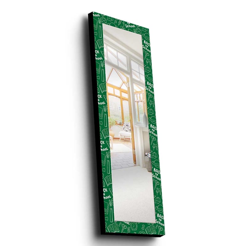 Denisova Dekorspeil 40x120 cm Christmas - Speilglass / stoff / flerfarget - Veggspeil - Gangspeil