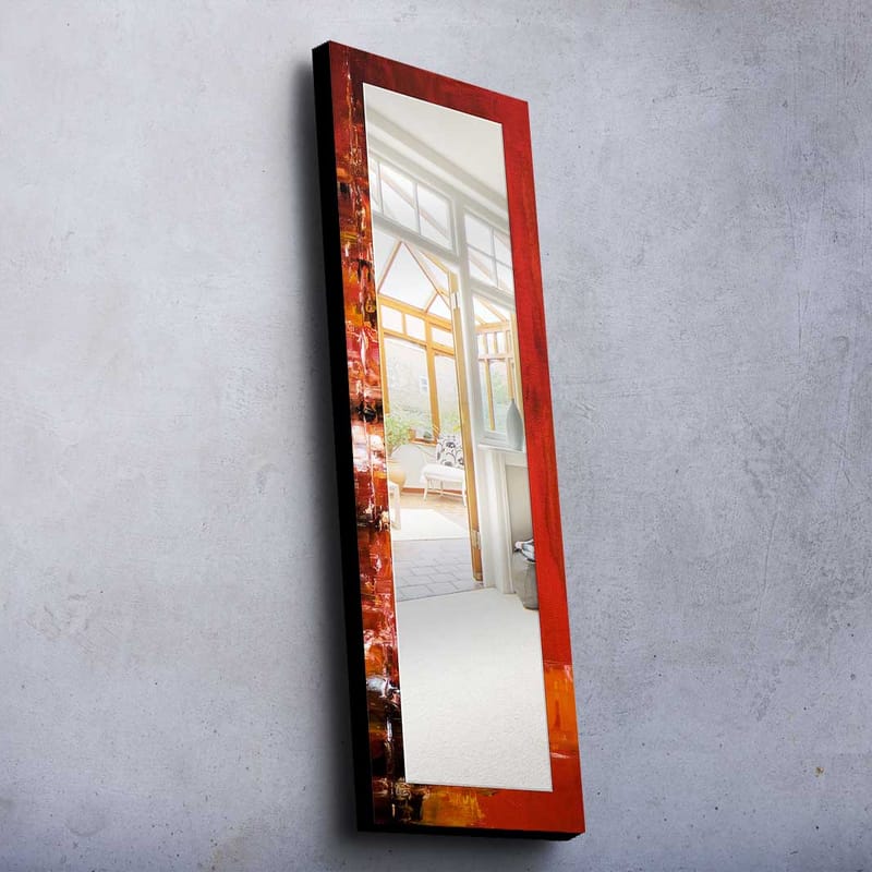 Denisova Dekorspeil 40x120 cm Christmas - Speilglass / stoff / flerfarget - Innredning - Speil - Veggspeil