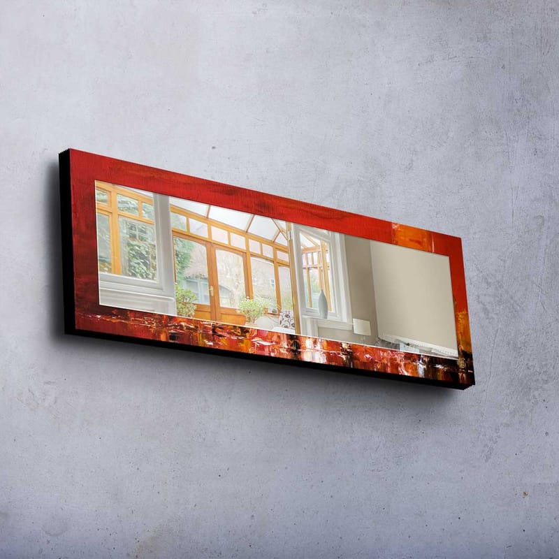 Denisova Dekorspeil 40x120 cm Christmas - Speilglass / stoff / flerfarget - Innredning - Speil - Veggspeil