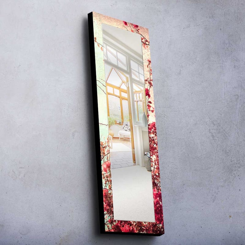 Denisova Dekorspeil 40x120 cm Christmas - Speilglass / stoff / flerfarget - Veggspeil - Gangspeil