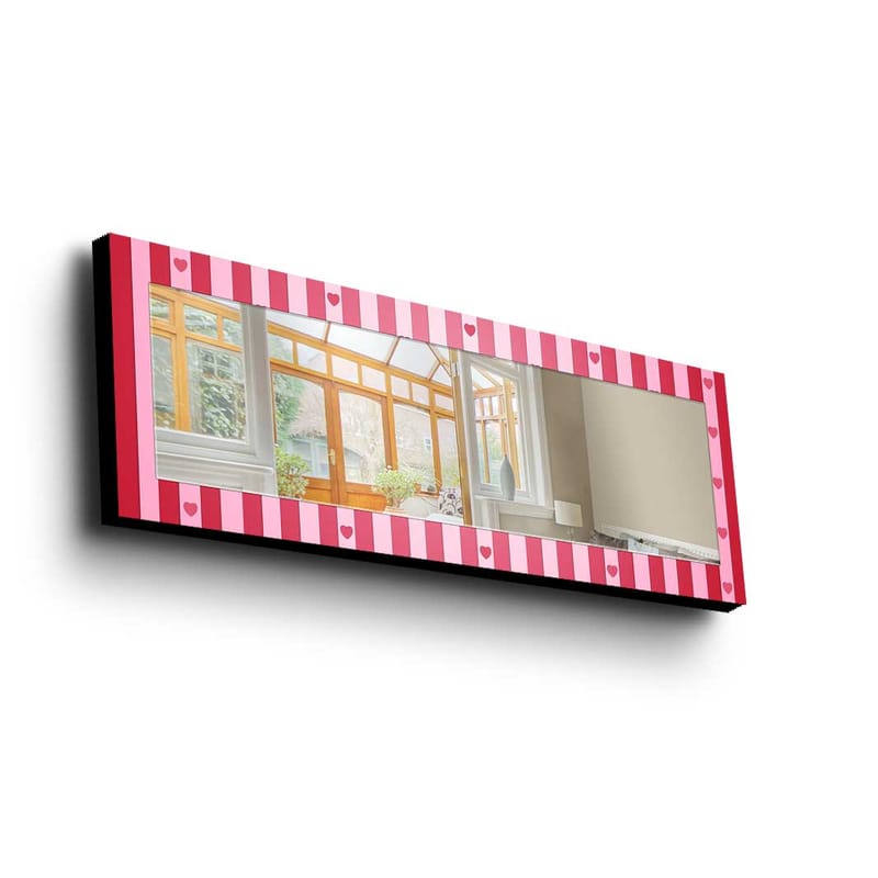 Denisova Dekorspeil 40x120 cm Christmas - Speilglass / stoff / flerfarget - Innredning - Speil - Veggspeil