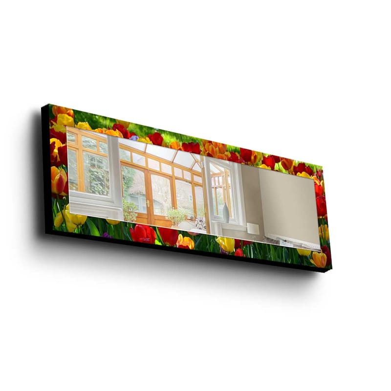 Denisova Dekorspeil 40x120 cm Christmas - Speilglass / stoff / flerfarget - Innredning - Speil - Veggspeil