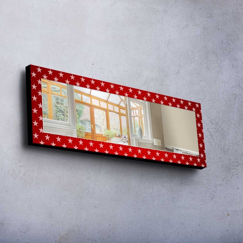 Denisova Dekorspeil 40x120 cm Christmas - Speilglass / stoff / flerfarget - Innredning - Speil - Veggspeil