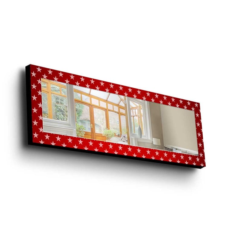 Denisova Dekorspeil 40x120 cm Christmas - Speilglass / stoff / flerfarget - Innredning - Speil - Veggspeil
