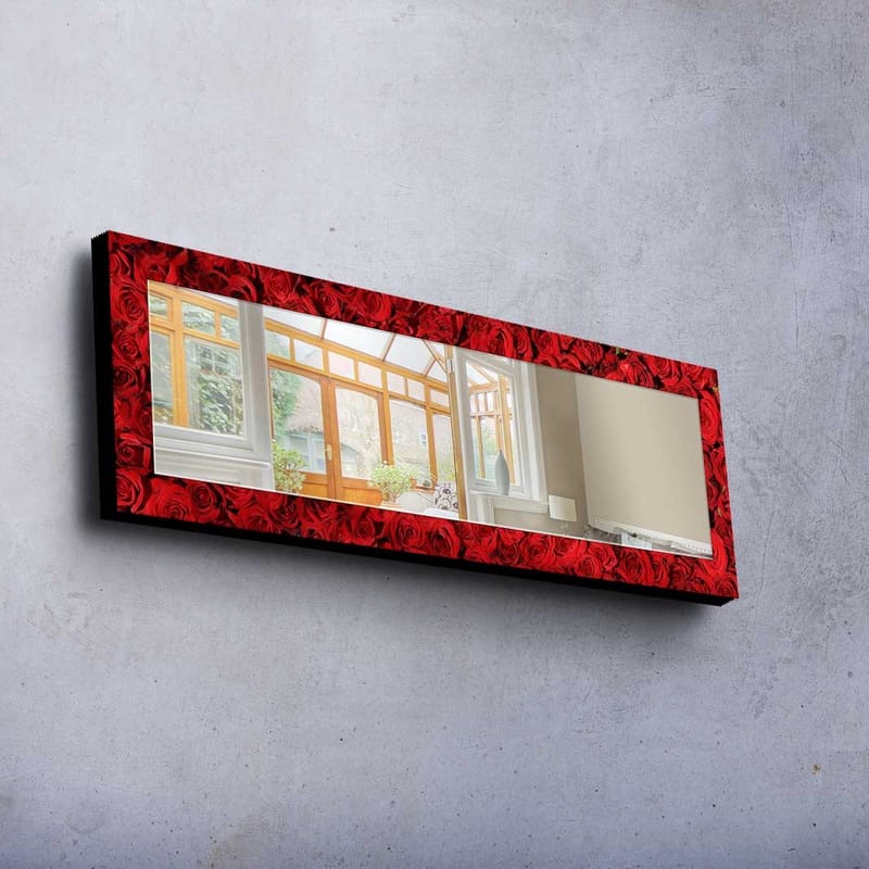 Denisova Dekorspeil 40x120 cm Christmas - Speilglass / stoff / flerfarget - Innredning - Speil - Veggspeil