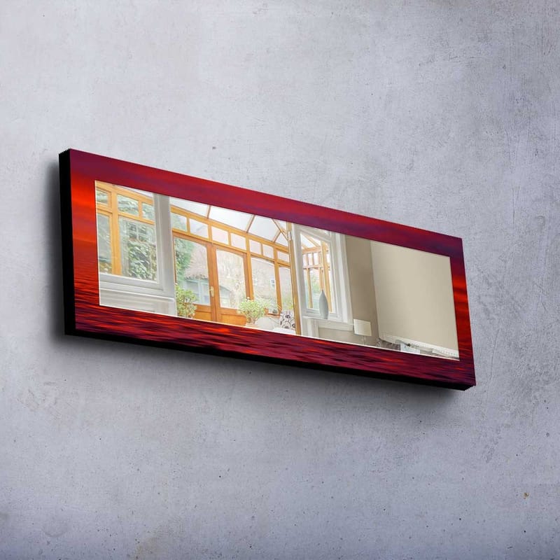 Denisova Dekorspeil 40x120 cm Christmas - Speilglass / stoff / flerfarget - Innredning - Speil - Veggspeil