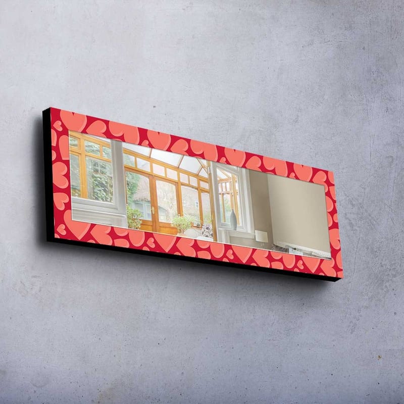 Denisova Dekorspeil 40x120 cm Christmas - Speilglass / stoff / flerfarget - Innredning - Speil - Veggspeil