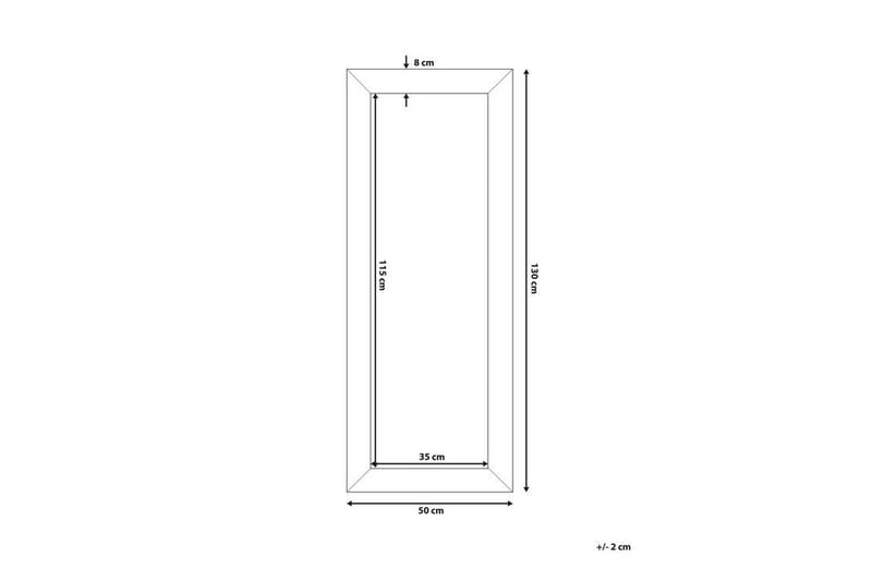 Derval Speil 50 cm - Sølv - Innredning - Speil - Veggspeil