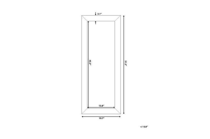 Derval Speil 50 cm - Sølv - Innredning - Speil - Veggspeil