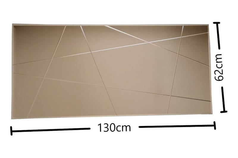 Fellwock Dekorasjonsspeil 62 cm - Sølv - Innredning - Speil - Veggspeil