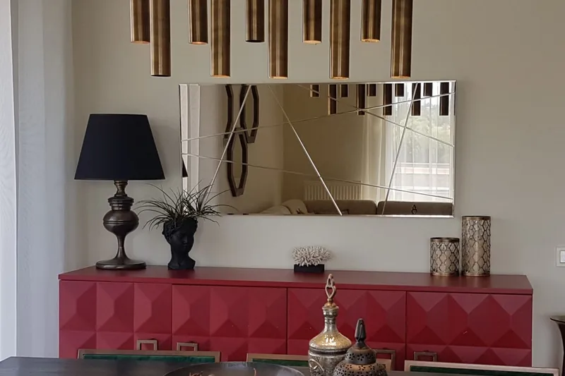 Fellwock Dekorasjonsspeil 62 cm, Sølv