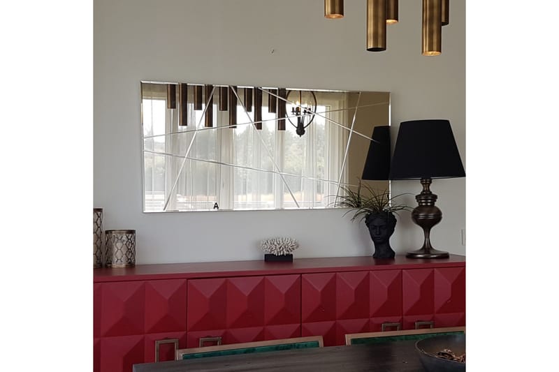 Fellwock Dekorasjonsspeil 62 cm - Sølv - Innredning - Speil - Veggspeil