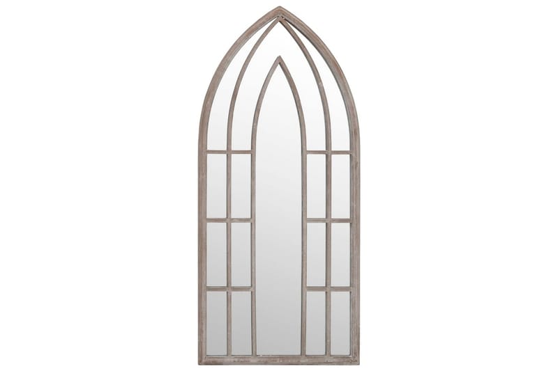 Hagespeil sand 100x45 cm for utendørs bruk jern - Krem - Innredning - Speil - Veggspeil