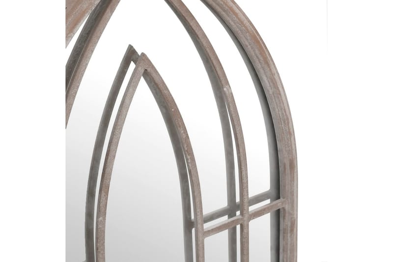 Hagespeil sand 100x45 cm for utendørs bruk jern - Krem - Innredning - Speil - Veggspeil